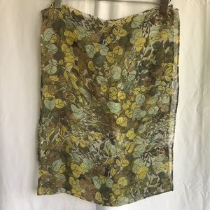 Chiffon silk scarf
